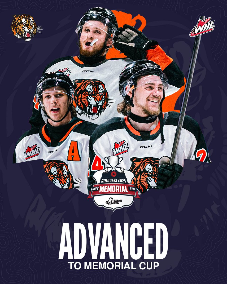 🔒 into the #MemorialCup!

<a href="/tigershockey/">Medicine Hat Tigers</a> are set for their sixth appearance at the tournament!