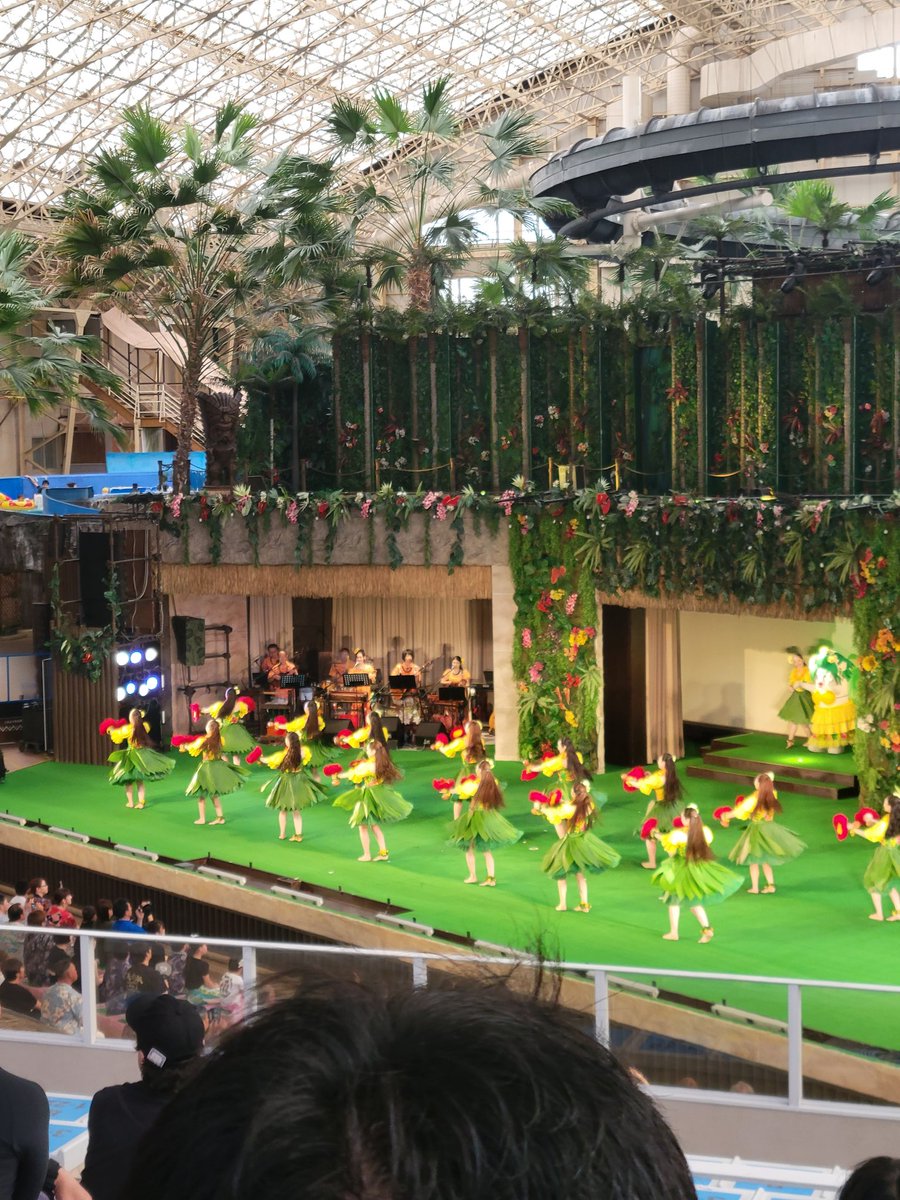 初めての
#スパリゾートハワイアンズ！
フラガール　に感動。
みんなを楽しませてくれるって
素敵です！