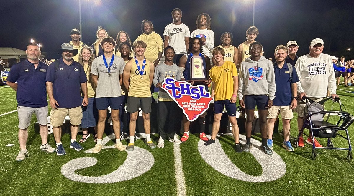 SCHSL (@schsl) on Twitter photo 🚨The <a href="/SCHSL/">SCHSL</a> crowned its Class AA and Class AAAA 2025 Track & Field Champions🏆🏃🏽🏃🏽♀️
Class AA Girls: <a href="/psm_ironhorses/">Philip Simmons</a>
Class AA Boys: <a href="/FCHSGriffins/">Fairfield Central</a>
Class AAAA Girls: <a href="/graycollacademy/">Gray Collegiate Academy</a>
Class AAAA Boys: <a href="/SenecaSHSCats/">Seneca Bobcats</a>
#WeAreSCHSL #Championshipseason🏆 🚨The <a href="/SCHSL/">SCHSL</a> crowned its Class AA and Class AAAA 2025 Track & Field Champions🏆🏃🏽🏃🏽♀️
Class AA Girls: <a href="/psm_ironhorses/">Philip Simmons</a>
Class AA Boys: <a href="/FCHSGriffins/">Fairfield Central</a>
Class AAAA Girls: <a href="/graycollacademy/">Gray Collegiate Academy</a>
Class AAAA Boys: <a href="/SenecaSHSCats/">Seneca Bobcats</a>
#WeAreSCHSL #Championshipseason🏆