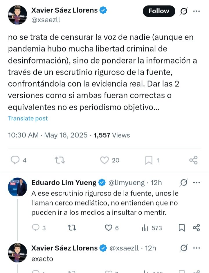 NonVacu's tweet photo. Miren este XDSM y quien lo secunda....como aplaudían censura y una sola versión en la PLAN DEMIA...vendidos de Mierda... @JessicaLedezmaM @Anthony04676 @DioMar1181  @GKirchman https://t.co/h0o6IcIGvs