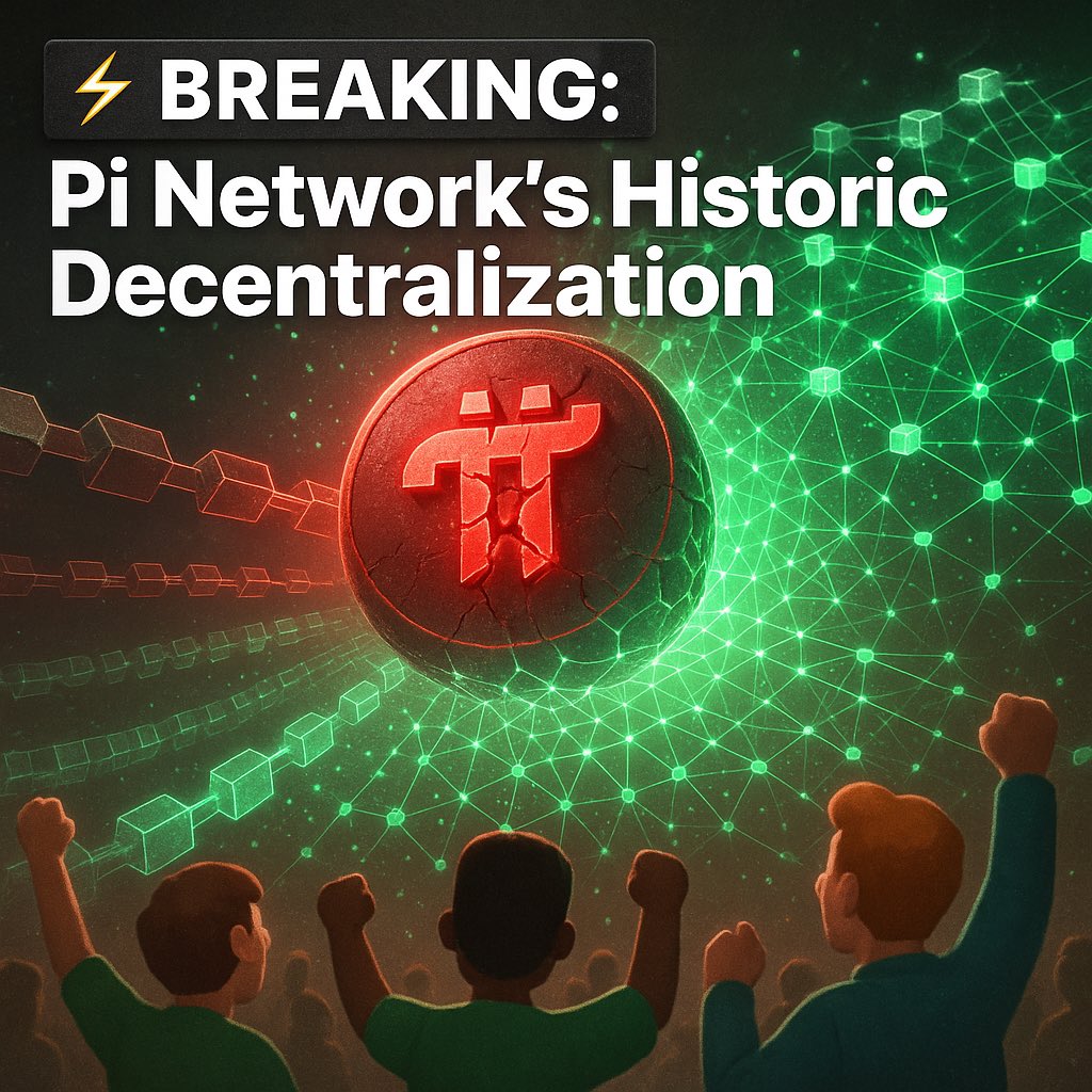 Tanner5252's tweet photo. 🚨BREAKING: Pi Network’s biggest shift is happening NOW ⚠️
While #Consensus2025 grabbed headlines…
Behind the scenes, Pi crossed a historic milestone:

The blockchain is decentralizing ⚙️
And YOU are part of it.

Here’s what’s changing — and why it matters…

Repost this if you’ve been yelling “Wen Open?” since 2021
Comment if you’re still mining and smiling
#PiNetwork #Web3 #AI