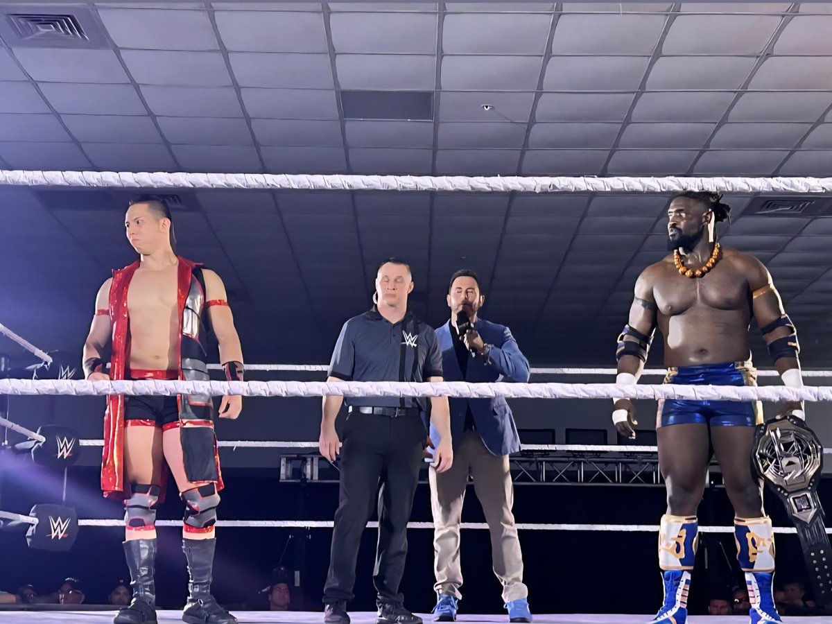 DanteChenWWE's tweet image. It's been over 4 months since my last match. Happy to be back in action. ⌛️

No better way than to test myself than with a huge opportunity. 🏆

📸: Megan

#NXTLakeland #DanteChen #CheNXT #ChenUp #WeAreNXT