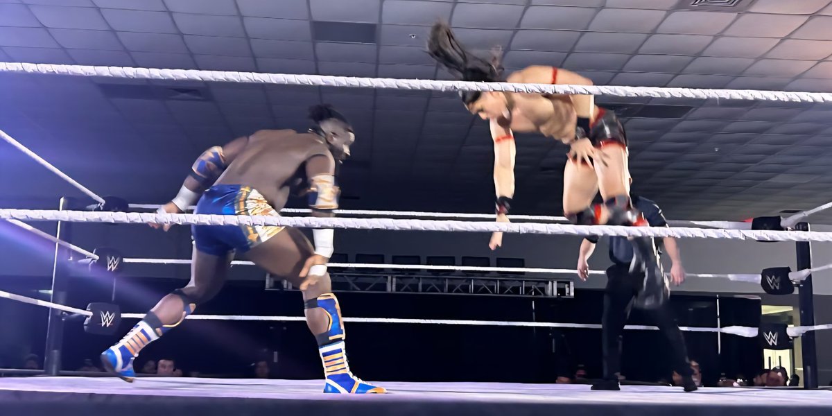 DanteChenWWE's tweet image. It's been over 4 months since my last match. Happy to be back in action. ⌛️

No better way than to test myself than with a huge opportunity. 🏆

📸: Megan

#NXTLakeland #DanteChen #CheNXT #ChenUp #WeAreNXT