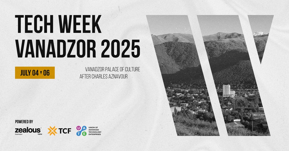 Tech Week is back: A Summer of Innovation 2025 in Vanadzor

See more intech.am/tech-week-is-b…

#techweekvanadzor