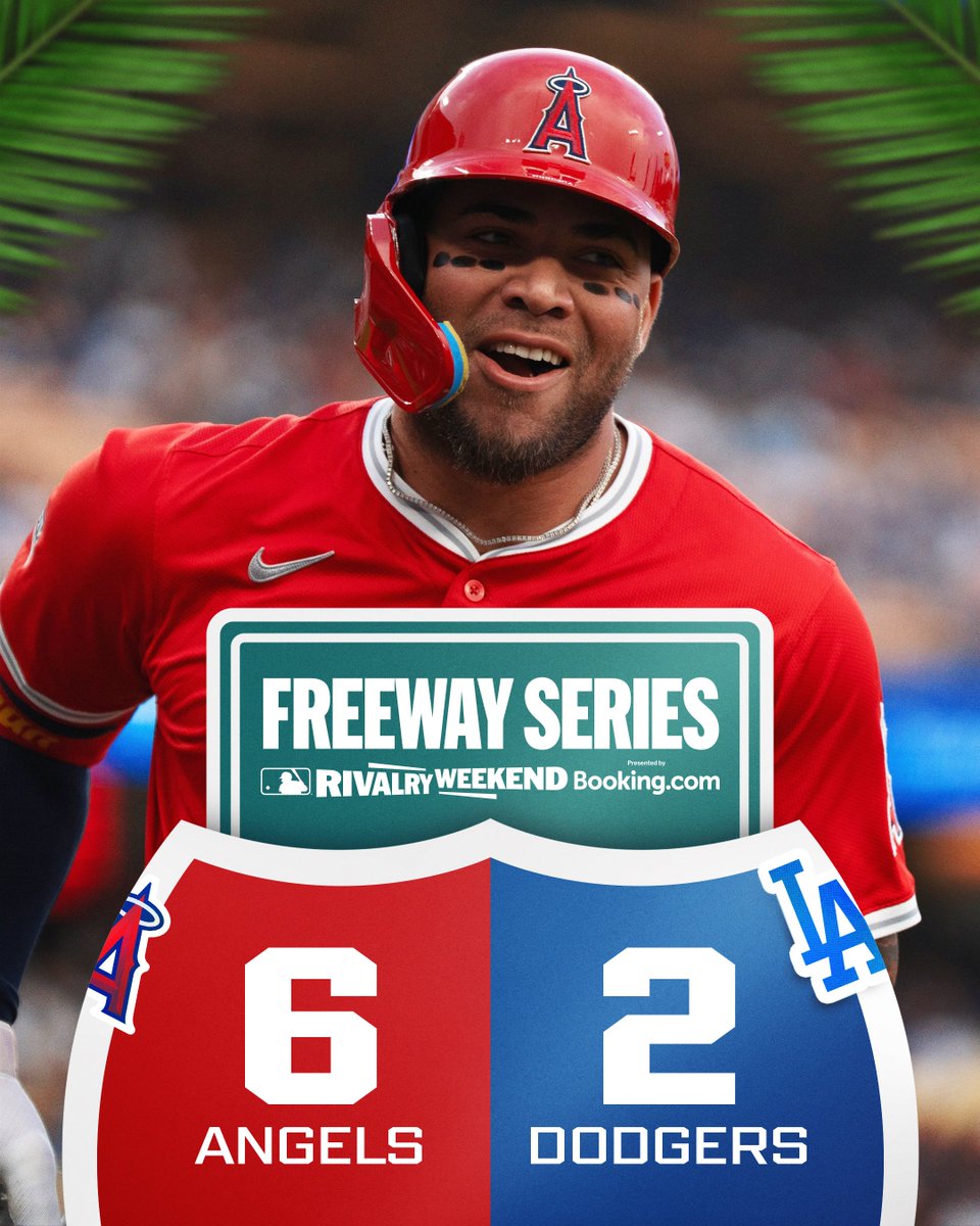 The <a href="/Angels/">Los Angeles Angels</a> take the Freeway Series opener! #RivalryWeekend