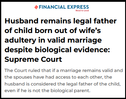Such judgment &amp; judicial ideology will lead to the end of Bhaarat. We boast of Indian civilization surviving for 1000s of year even after multiple invasion, but will not survive few more decades as Termites will finish it from inside. 
Breakdown of family system is inevitable.