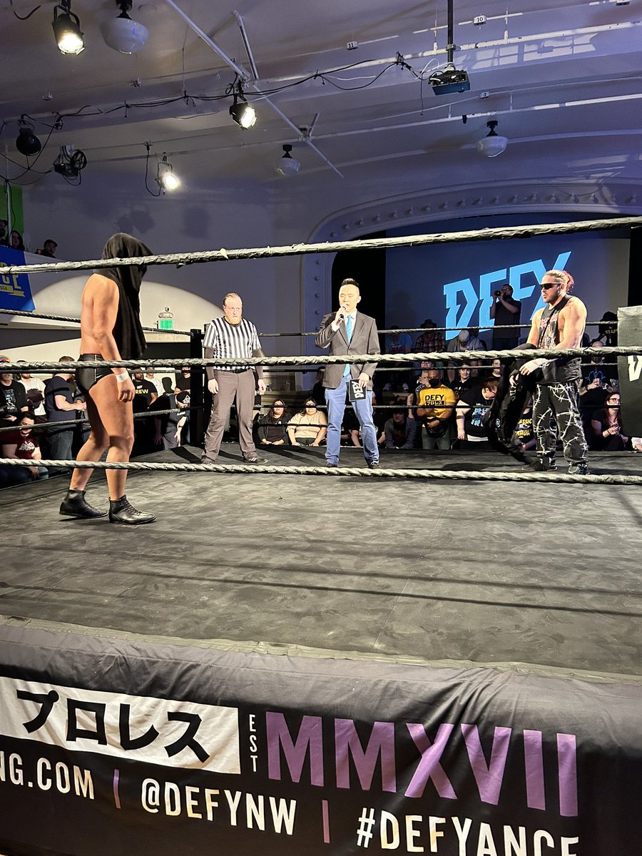 Main event time <a href="/JANELABABY/">“The Bad Boy” Joey Janela</a> v <a href="/suzuki_D_minoru/">鈴木みのる</a> #DefyFatal