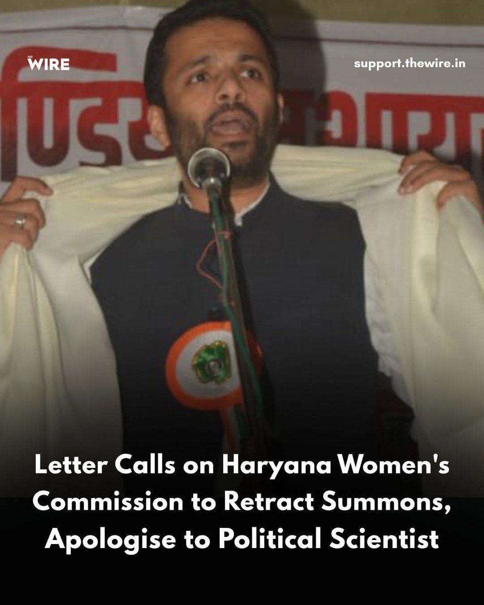 Aftab Alam (@aftabistan) on Twitter photo Floated by Prof Aparna Vaidik & Prof <a href="/Apoorvanand__/">Apoorvanand अपूर्वानंद</a>, letter...said it is “preposterous” that “even praising d army, albeit while criticising those who clamour for war,can now invite such targeted harassment and attempted censorship”.
<a href="/Mahmudabad/">Ali Khan Mahmudabad</a>
Read more: thewire.in/rights/letter-… Floated by Prof Aparna Vaidik & Prof <a href="/Apoorvanand__/">Apoorvanand अपूर्वानंद</a>, letter...said it is “preposterous” that “even praising d army, albeit while criticising those who clamour for war,can now invite such targeted harassment and attempted censorship”.
<a href="/Mahmudabad/">Ali Khan Mahmudabad</a>
Read more: thewire.in/rights/letter-…