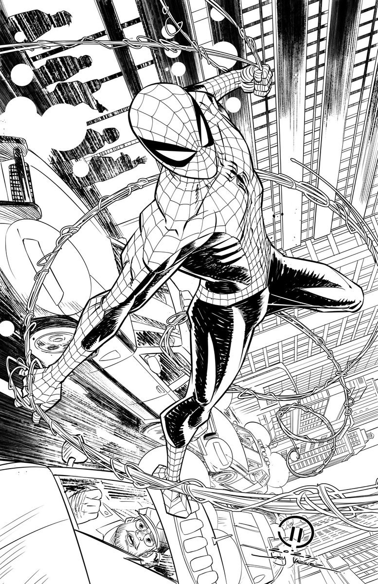 I was scanning the <a href="/ColorJams/">ColorJam</a> page for updates. And saw the awesome Spider-Man piece posted by <a href="/JoeyVazquezart/">Joey Vazquez aka SpiderFreak</a> , I’m assuming ages ago. 
But I saw a mention of colors and I gave it a shot.
Done in <a href="/Procreate/">Procreate</a>  #WithApologies