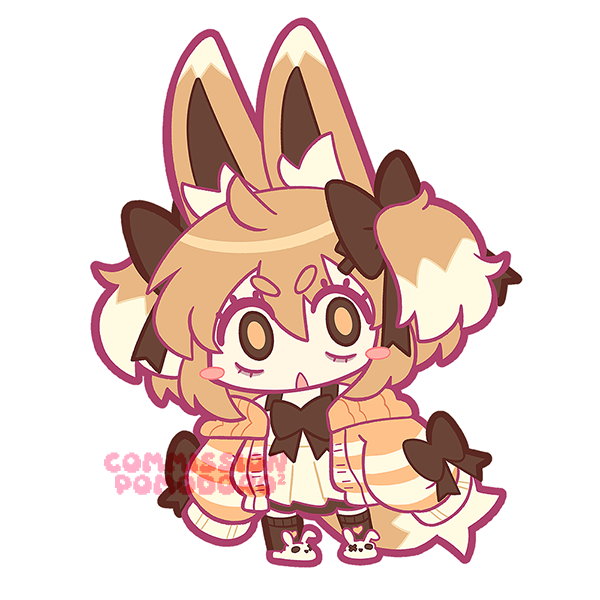 here's a tiny commission i did a while ago🩷
This cute and fluffy oc belongs to <a href="/EmeraldKitty_/">Octotrooper @ Art Fight</a> !