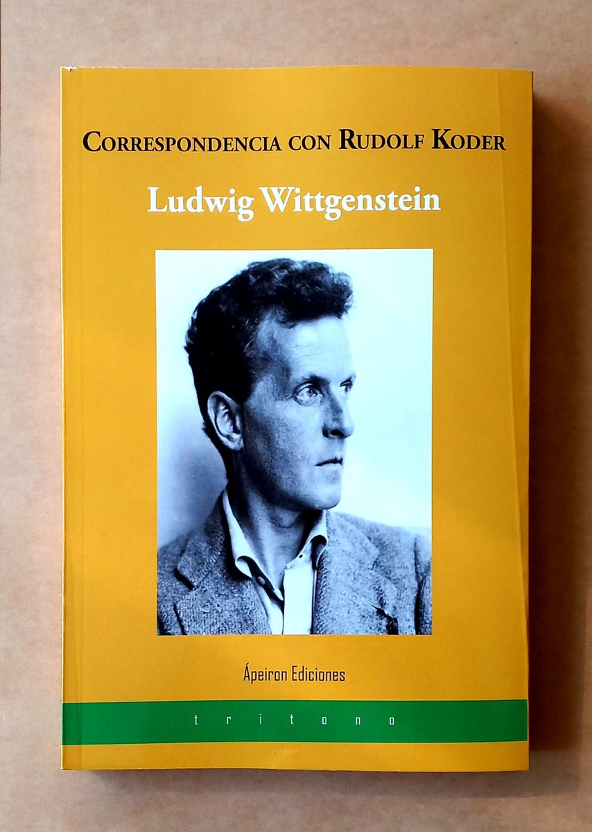 Manuel Fernández Labrada (@saltus_altus) on Twitter photo La MÚSICA siempre tuvo gran importancia para los WITTGENSTEIN, y no solo porque Paul fuera el famoso pianista manco destinatario del concierto de Ravel. Esta edición de la correspondencia de Ludwig con Rudolf Koder (y los ensayos que contiene) así lo testifican. <a href="/ApeironEdicion/">Ápeiron Ediciones</a> La MÚSICA siempre tuvo gran importancia para los WITTGENSTEIN, y no solo porque Paul fuera el famoso pianista manco destinatario del concierto de Ravel. Esta edición de la correspondencia de Ludwig con Rudolf Koder (y los ensayos que contiene) así lo testifican. <a href="/ApeironEdicion/">Ápeiron Ediciones</a>