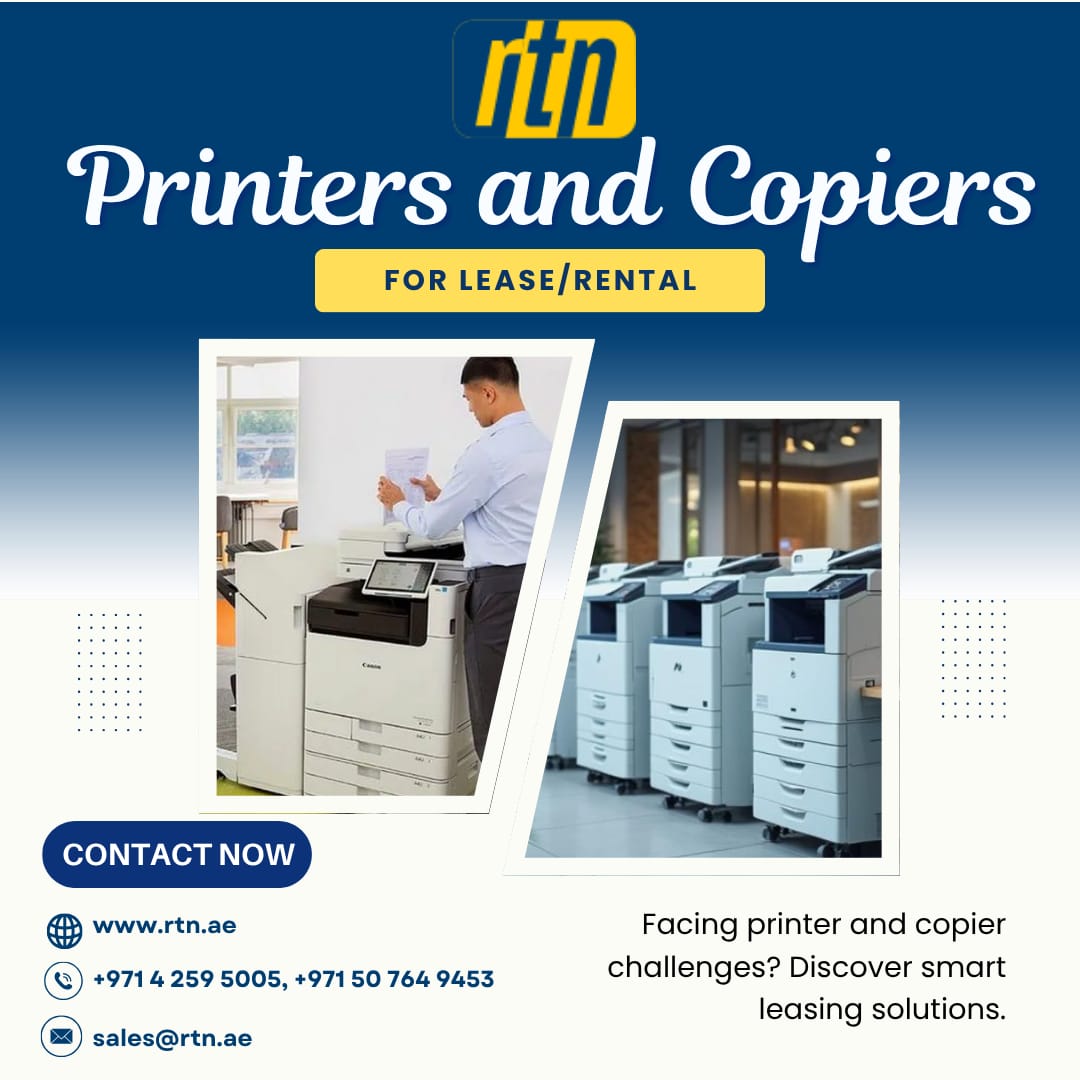 rtn700063495559's tweet image. 🔥 Best Offer Today! 🔥
Looking for Printer and Copier Leasing in Dubai? Don’t miss out on our unbeatable deals! Reliable, efficient, and cost-effective solutions for your business.

📞 Call us now: +971 4 259 5005
🌐 Visit: rtn.ae

#DubaiBusiness #PrinterLease