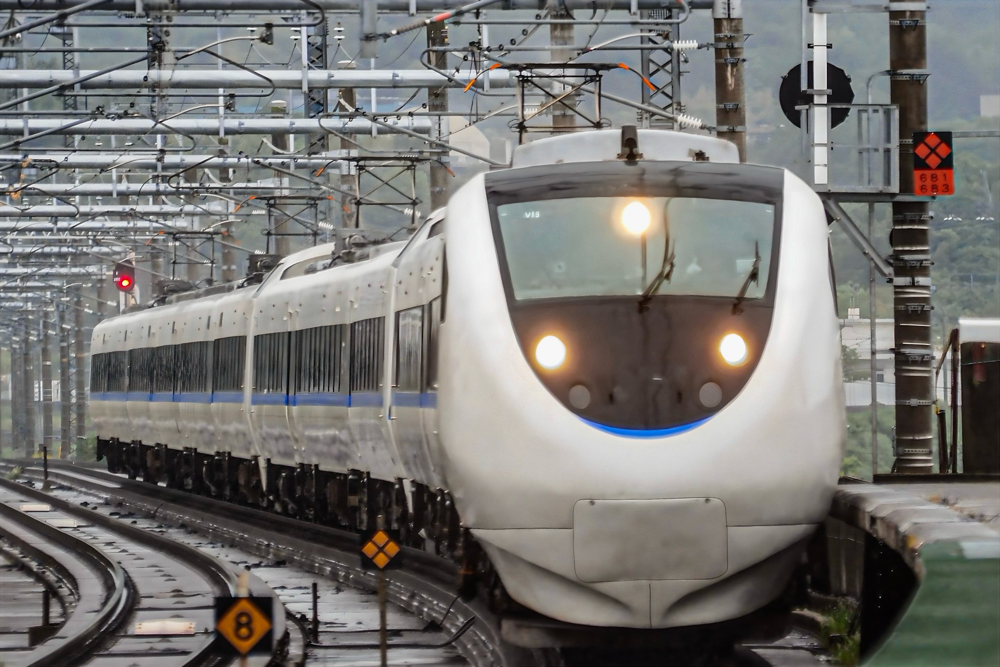 湖西線レール 車窓】JR湖西線・新快速電車に乗車～京都→敦賀～右側車窓