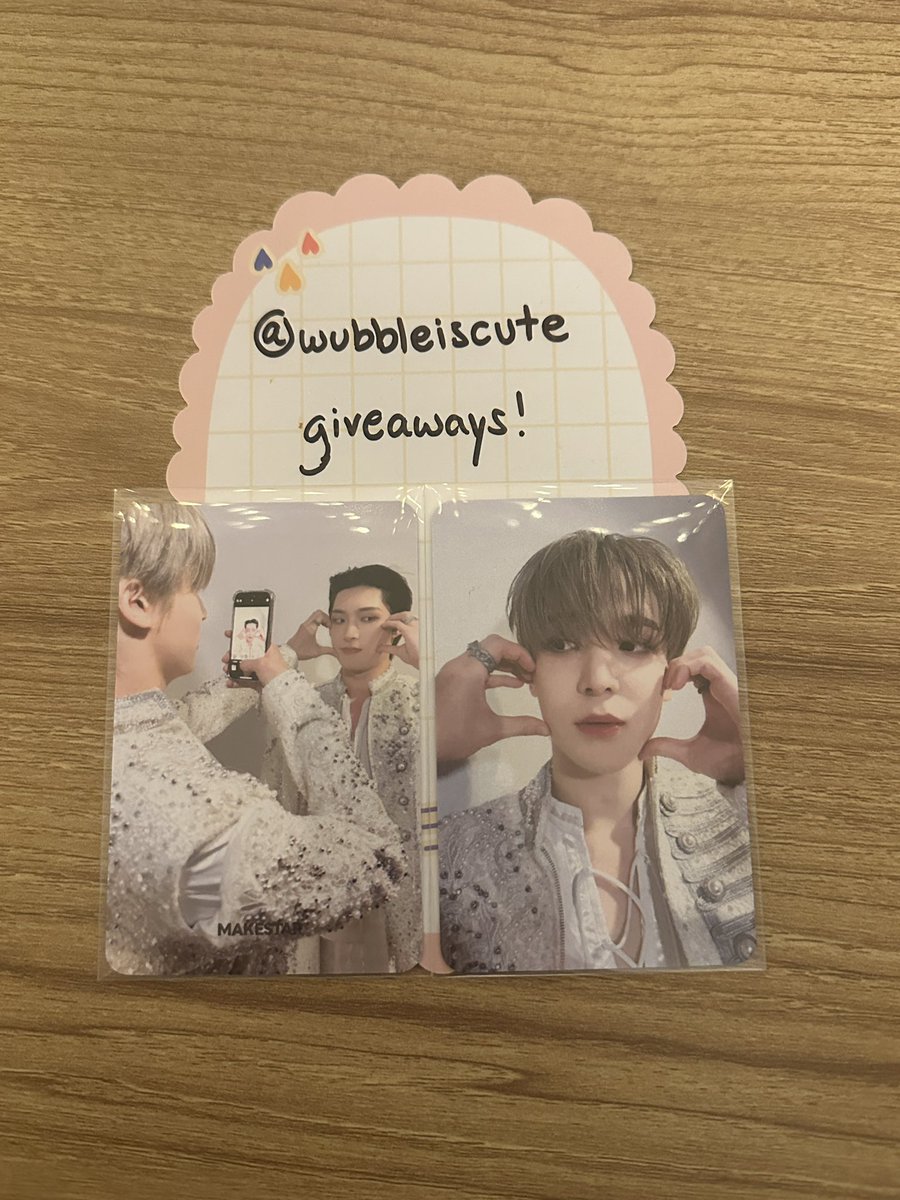 wubble_exe's tweet photo. 🪷 hosting a new giveaway for this set of three yunho mingi unit photocards 🪷

to enter:
• like, rtwt, and follow. that's it!

t&amp;c: us based, ww okay. free tracked or stamped shipping (your choice). ends wed, may 21, 11:59pm ET. https://t.co/DMD6HutPAM