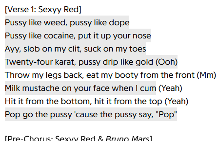 itsJJxD's tweet image. to all the people saying male rappers on the radio today are on the same level of being too overly s*xual,

here's your reality cheque.  this song was on the upper half of the Hot 100 for nearly a month this year

i challenge anyone to show me a verse on this level of sexual from…