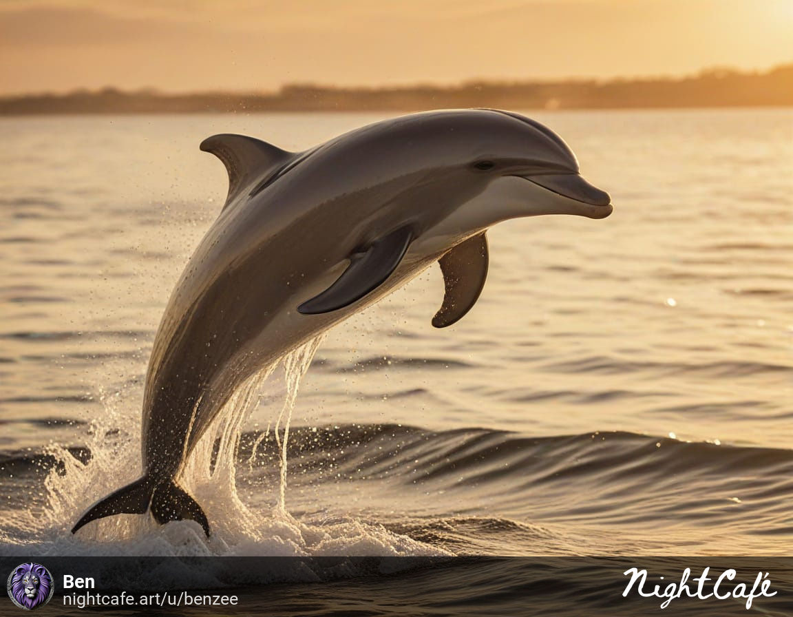 ZeeBern's tweet photo. Dolphin.

#AIArtwork #digitalart #nightcafe https://t.co/93Oup0y2ib