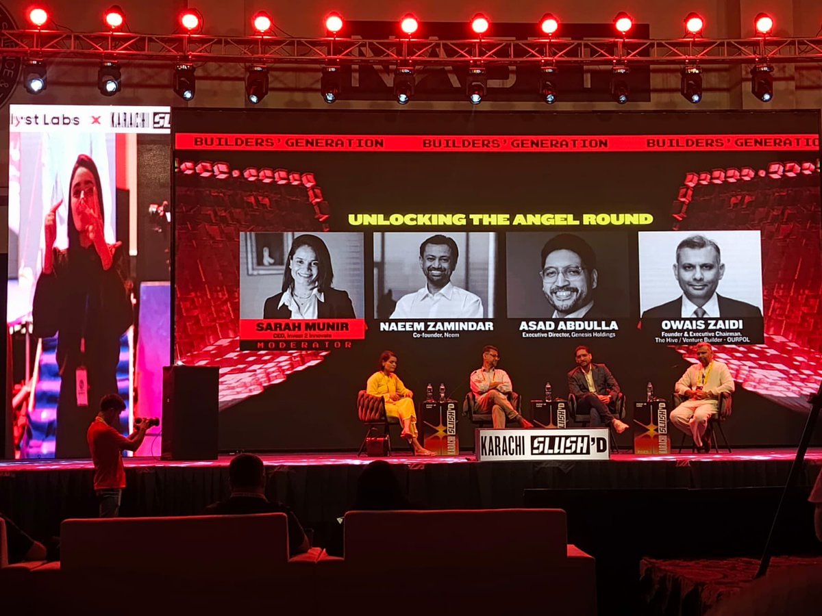 iGhazalaZ's tweet photo. The first panel talks about the importance of angel investor’s contribution in Pakistan!🇵🇰 

#katalystlabs #karachislushd #karachislushd2025 #buildersgeneration 
#khislushd
#karachislushdkatalystlabs https://t.co/Zj0dsEsYD5