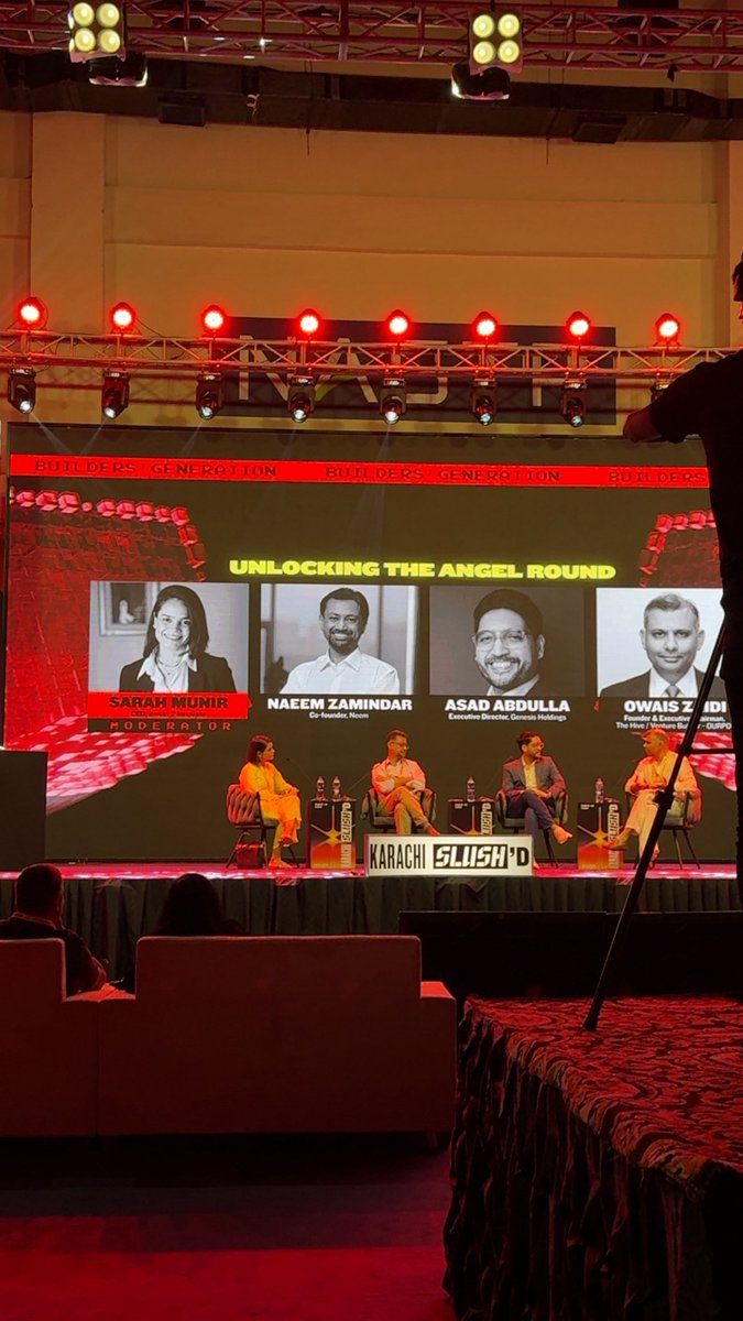 iGhazalaZ's tweet photo. The first panel talks about the importance of angel investor’s contribution in Pakistan!🇵🇰 

#katalystlabs #karachislushd #karachislushd2025 #buildersgeneration 
#khislushd
#karachislushdkatalystlabs https://t.co/Zj0dsEsYD5