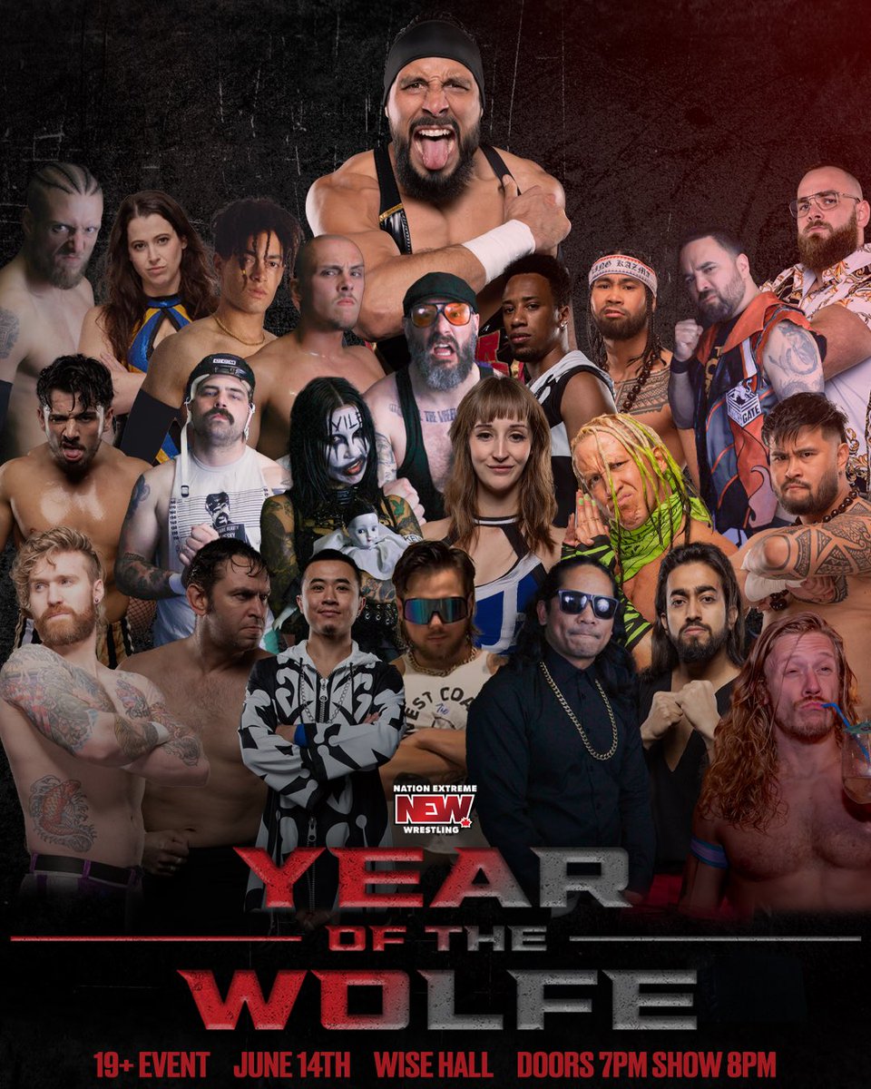 Our biggest show of the year lands June 14th! A show so stacked that you’re not going to want to miss it.

General Tickets already on sale but front row tickets on sale tomorrow !

BUY: eventbrite.ca/e/nation-extre…