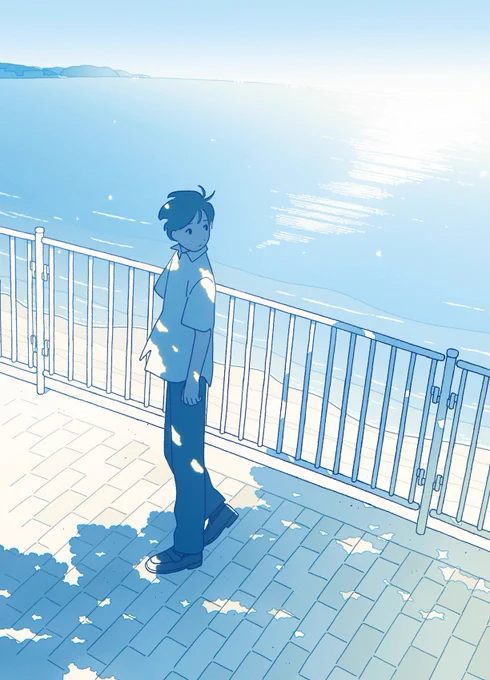 『南西の風やや強く』 著:吉野万理子さん 文庫版カバーと扉絵を描かせていただきました。 デザインは宮本亜由美さんです。よろしくお願いいたします!