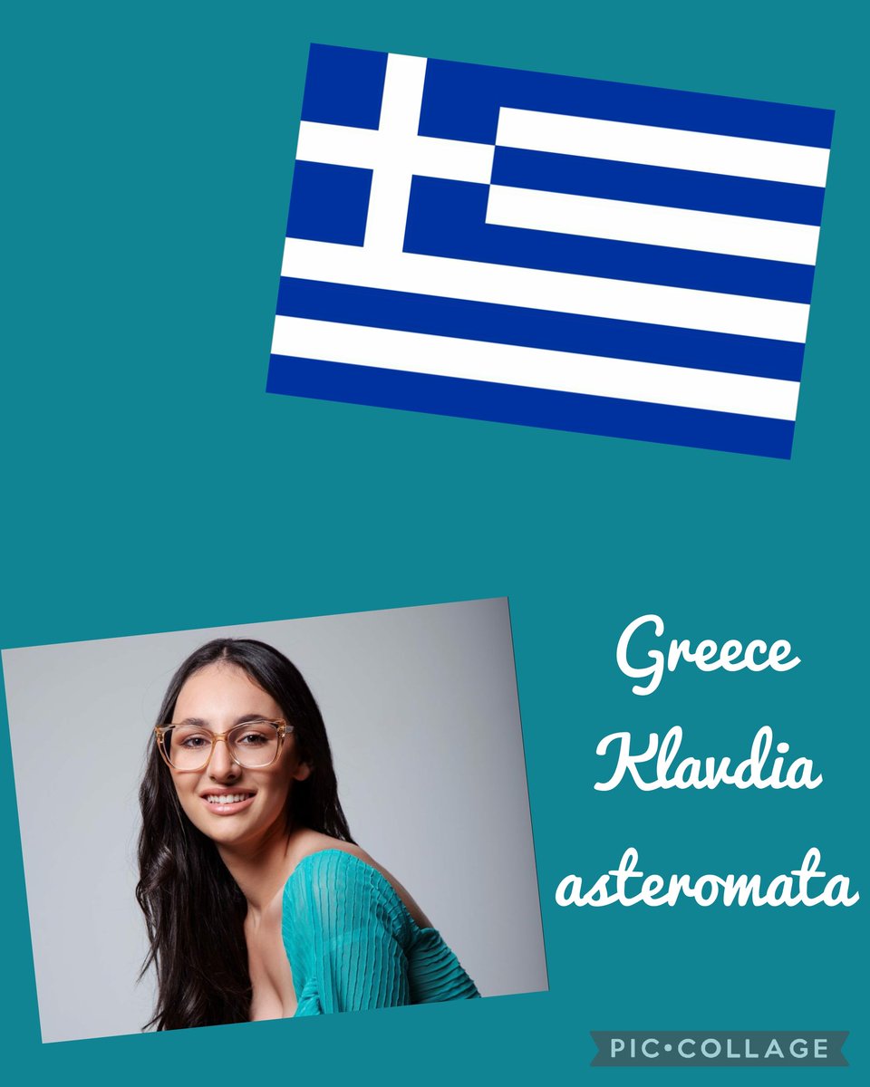 Eef_esc's tweet photo. 7. Greece 🇬🇷 Klavdia with asteromata #ESC2025 #ESCknowledge #Greece https://t.co/YVnNOiJjrX