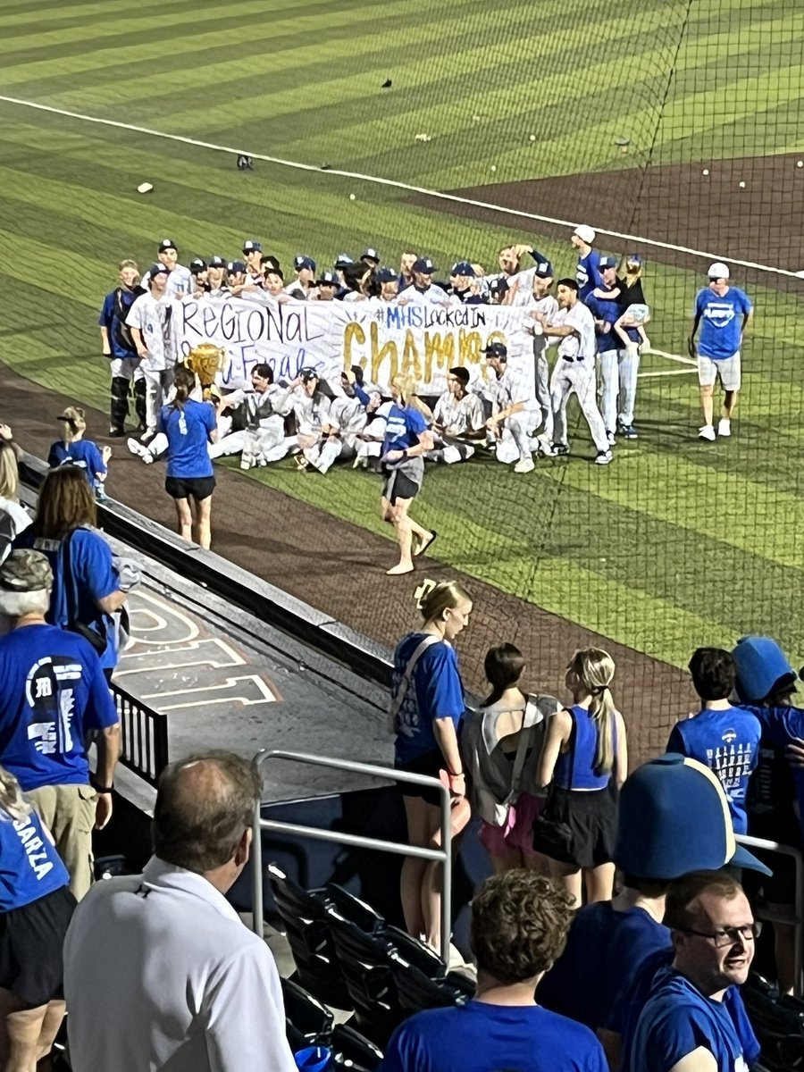 Cameron Songer (@cameronsonger) on Twitter photo 5A-D1 ⚾️ final: Midlothian advances to the region 2 finals with an 11-1 victory in game 3 of the series against Frisco Reedy. A wild, 8-hour baseball marathon ended with a run scored on a wild pitch in the bottom of the 6th to trigger the run rule. <a href="/MHSPantherBBall/">MHS Panther Baseball</a> #txhsbaseball 5A-D1 ⚾️ final: Midlothian advances to the region 2 finals with an 11-1 victory in game 3 of the series against Frisco Reedy. A wild, 8-hour baseball marathon ended with a run scored on a wild pitch in the bottom of the 6th to trigger the run rule. <a href="/MHSPantherBBall/">MHS Panther Baseball</a> #txhsbaseball