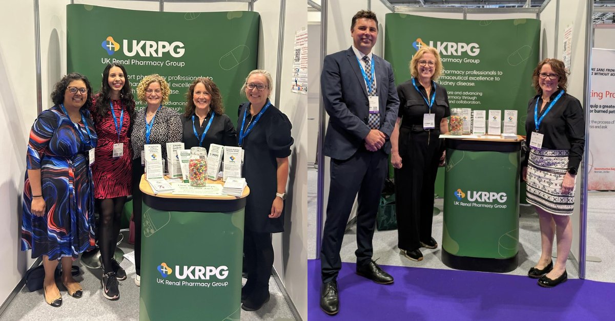 The UK Kidney Association (@ukkidney) on Twitter photo 🙌 Shout out to <a href="/RenalPharmacy/">UK Renal Pharmacy Group</a> for their fantastic presence at <a href="/CPCongress/">Clinical Pharmacy Congress</a> last week!
Our RPG members brought kidney care to centre stage, showcasing impactful work on #CKD prevention in primary & secondary care.
👏 A great job done by the RPG team!
#RenalPharmacy 🙌 Shout out to <a href="/RenalPharmacy/">UK Renal Pharmacy Group</a> for their fantastic presence at <a href="/CPCongress/">Clinical Pharmacy Congress</a> last week!
Our RPG members brought kidney care to centre stage, showcasing impactful work on #CKD prevention in primary & secondary care.
👏 A great job done by the RPG team!
#RenalPharmacy