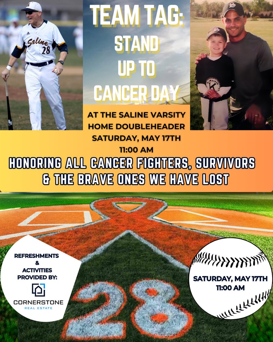 Join us for a Double Header!
Come out and support Saline Baseball this Today starting at 11 AM as we take on back-to-back games. Bring your chairs, your cheers, and your game-day energy — it’s going to be a great day of baseball!