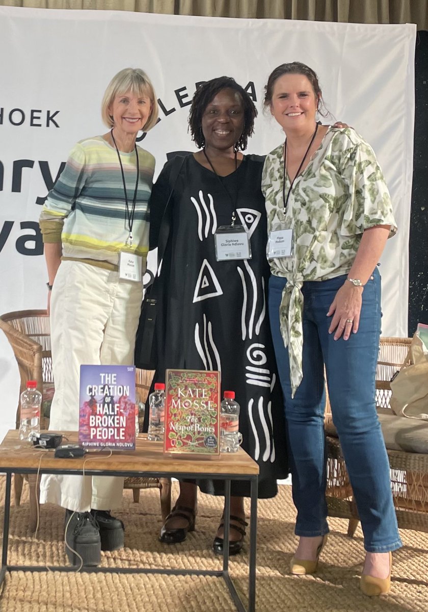 Pippa Hudson (@pjchudson) on Twitter photo What a privilege to chat to Kate Mosse and Siphiwe Gloria Ndlovu about writing HerStory <a href="/FranLitFest/">Franschhoek Lit Fest</a> - thanks to the audience for such thoughtful and intelligent engagement too. What a privilege to chat to Kate Mosse and Siphiwe Gloria Ndlovu about writing HerStory <a href="/FranLitFest/">Franschhoek Lit Fest</a> - thanks to the audience for such thoughtful and intelligent engagement too.