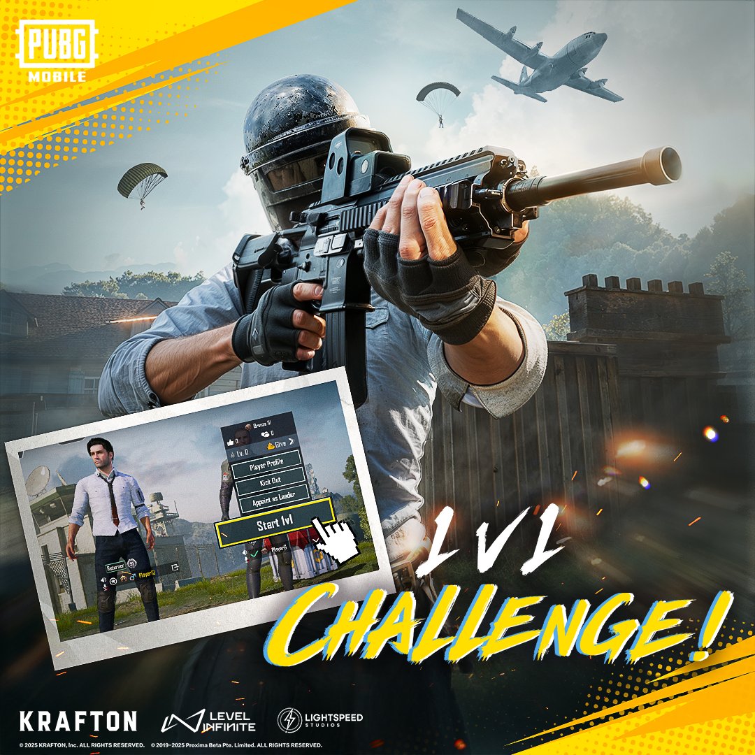 Need to settle a grudge match? Now you can! ☠️ 

1v1 Arena Gameplay is available now, simply challenge a teammate from the lobby and duke it out!

Download Now: pubgmobile.live/classic380 

#PUBGMCLASSICUPDATE #PUBGM380 #PUBGMOBILE