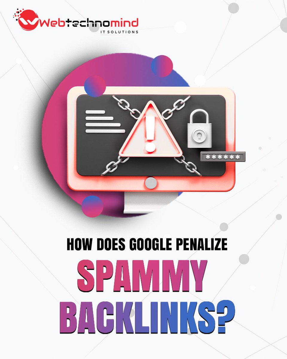 webtechnomind's tweet image. How does Google penalize spammy backlinks?

1. Search Ranking Drop 
2. Manual Action 
3. De-indexing
4. Lost Trust &amp;amp; Traffic
.
.
#Backlinks #GooglePenalty #LinkBuilding #WebsiteTraffic #ClientAcquisition #MarketingAgency #seo #webtechnomind