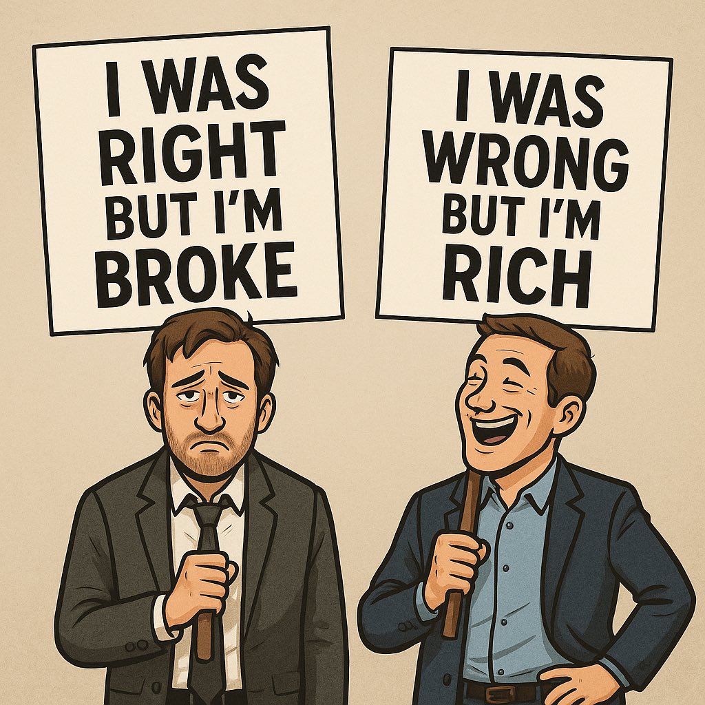 theflliper's tweet photo. The best traders aren’t the best predictors.
They’re the best losers.
They cut losses fast, ride winners long.
You can have a 60% win rate and still go broke if your losses are bigger than your wins.
Trade like a sniper, not a gambler.
#Crypto #RiskManagement #DegenTips https://t.co/kIqeU8ey7M