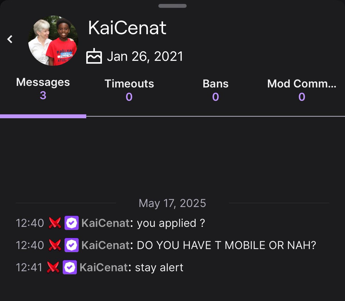 I’m otw to t-mobile rn twin <a href="/KaiCenat/">AMP KAI</a>