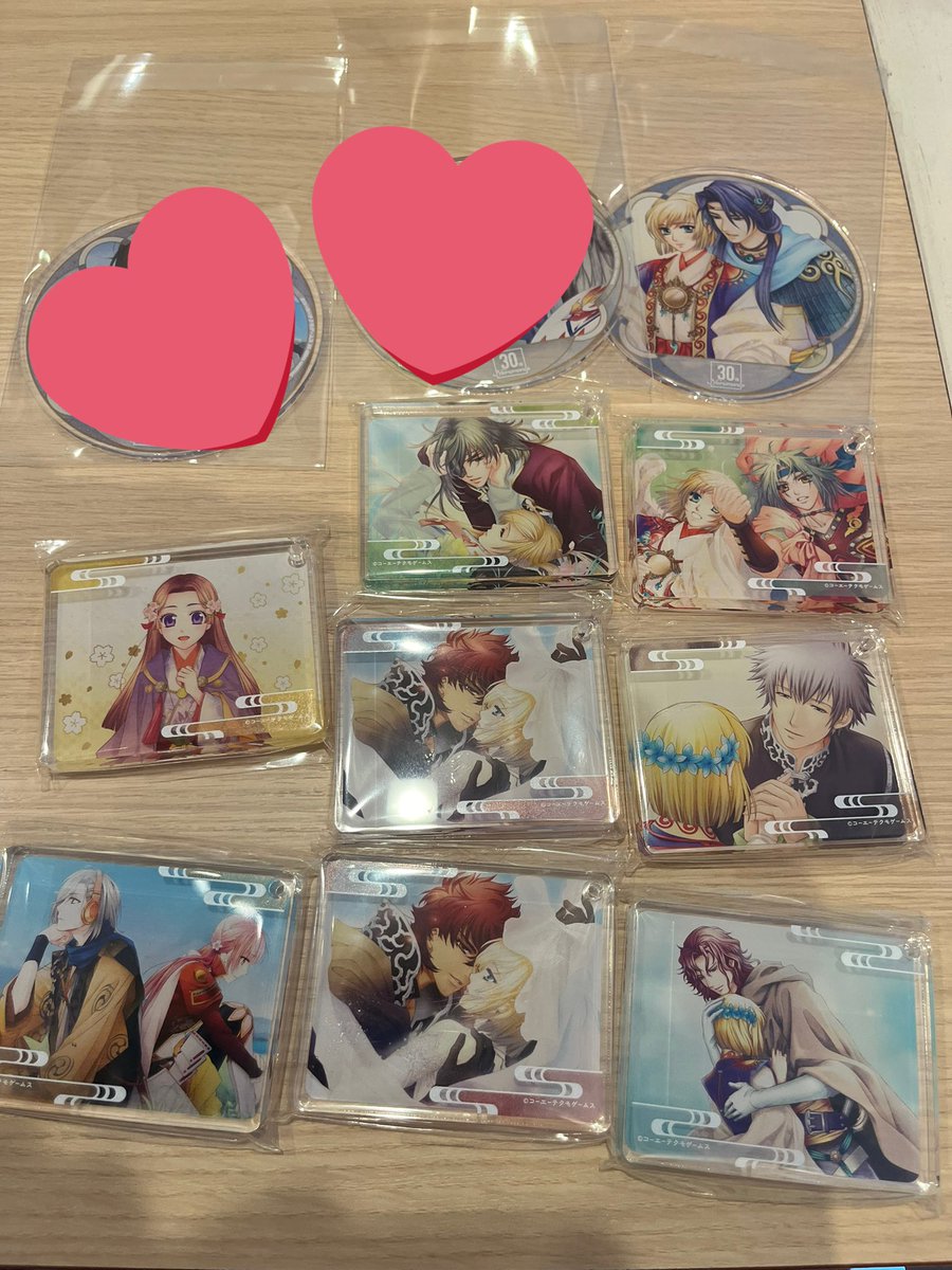 【交換、譲渡】遙かなる時空の中で 遙か7　遙か4　グラッテ　アクコ　アクリルコースター

譲)コロッタ　大和、○あやめ、アシュヴィン2、柊、布都彦、ナーサティヤ、◯リブ

求)コロッタ忍人、長政>千尋、七緒
コースター七緒、武蔵

(武蔵は他2点〜纏めてのみ)
郵送希望
○は譲渡可能です。