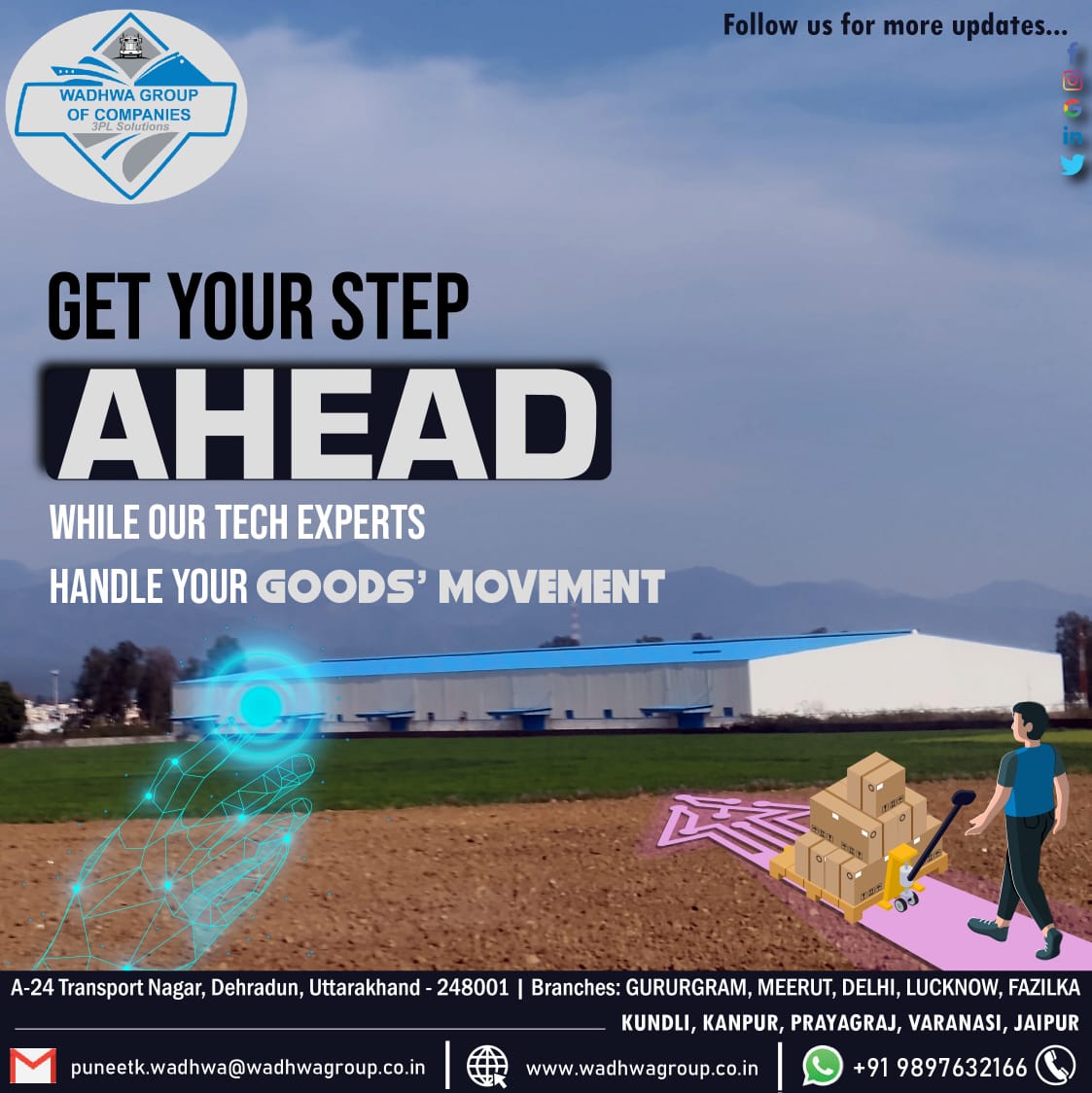 wadhwaGoC's tweet image. Stay focused on growth — while our tech-driven logistics move your goods seamlessly behind the scenes. Innovation in motion.📦🚀

#SmartLogistics #BusinessEfficiency #TechInTransit #LogisticsExcellence #LogisticsInnovation #MoveWithConfidence #movementofgoods #goodsstorage
