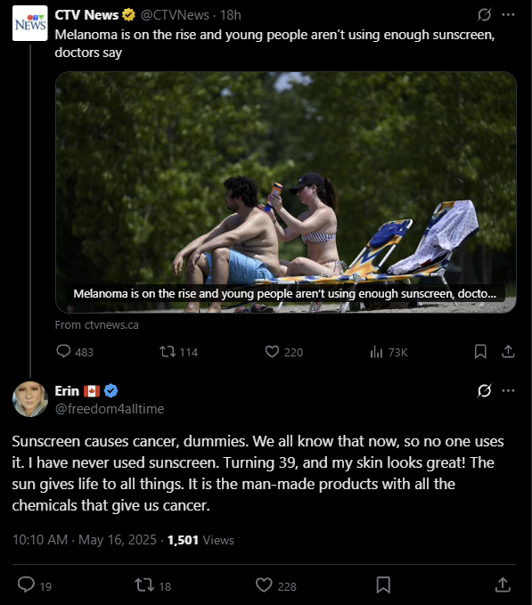 Social media will be the death of people. 

Giving the dumbest people a giant megaphone &amp; platform is going well...

Most of us know how to process information but there's a scary amount of people who are far too gullible and don't have the tools or knowledge to sift through bs.