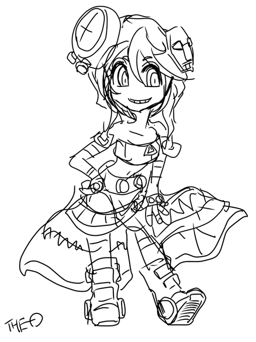10 minutes drawing 死神ちゃん 