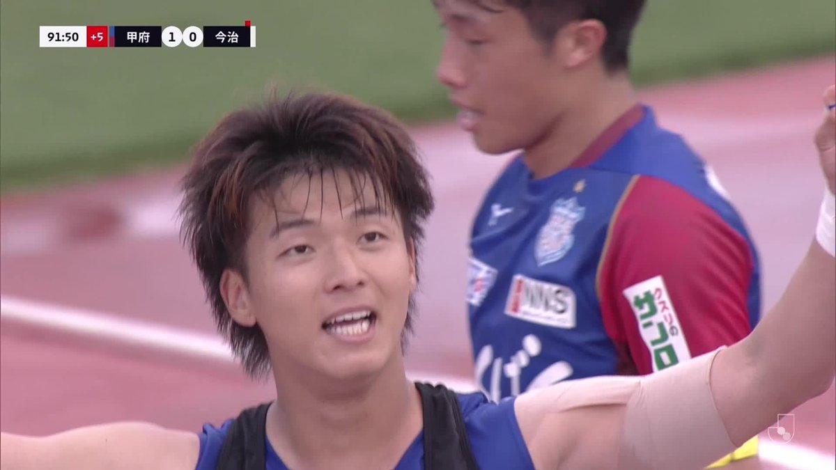 J2有力選手リスト 孫 大河（ヴァンフォーレ甲府） DF 187cm 26歳 34