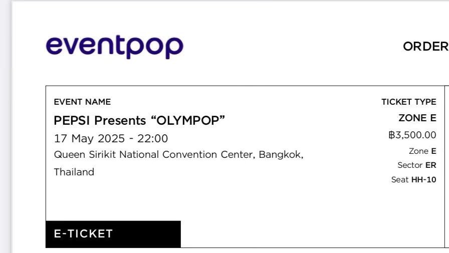 xu_phun's tweet photo. ปล่อยบัตร  #OLYMPOPDAY
3,500 โซน E  ราคาไม่อัพนะคะ
รับหน้างานได้เลย (ปริ้นซ์เอกสารเอง)
ใครสนใจ เดมมาเลยงับ พาเข้างาน

*พอดีเพื่อนเขาอยู่ญี่ปุ่น มาไม่ทัน 

#OLYMPOPDAY
#OLYMPOP2025 https://t.co/FMDXl5wmTV