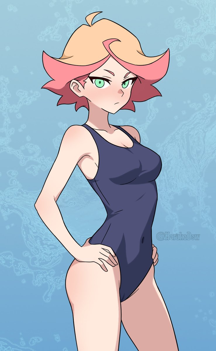 Amanda is ready to swim 💦
#LittleWitchAcademia #LWA_jp