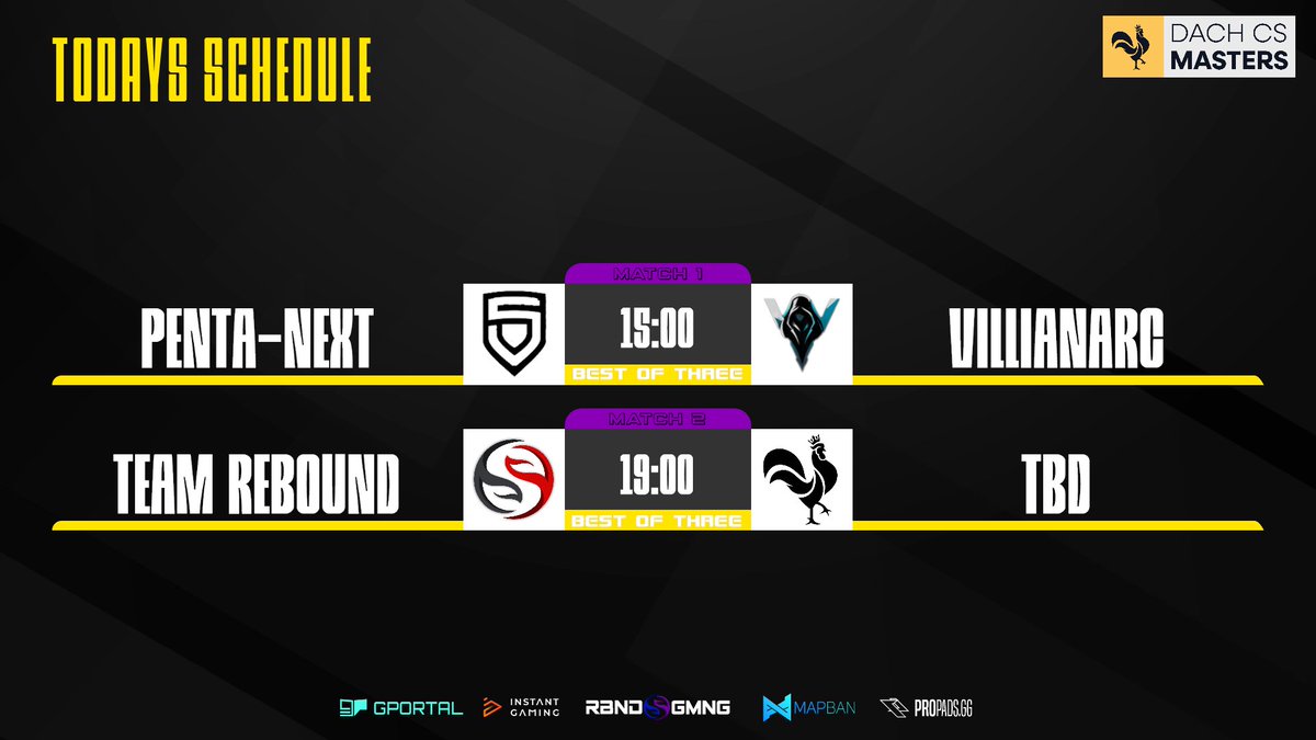 Rebound Gaming (@reboundcomgg) on Twitter photo Es geht in die Playoffs der <a href="/dachcs/">DACH CS Masters</a> Masters.
Zuerst sehen wir <a href="/PENTA_Sports/">PENTA</a> Next gegen <a href="/VillainArcEC/">VillainArc</a> im ersten Match und dann spielt <a href="/TeamReboundgg/">TeamRebound</a> um einen Slot in der Div. 3 fรผr die nรคchste Season
๐๏ธ <a href="/faviidgg/">Faviid ๐ด๓ ง๓ ข๓ ท๓ ฌ๓ ณ๓ ฟ</a>
๐๏ธ 17.05.2025 - 15:00 Uhr
๐บ twitch.tv/reboundlive
TUNE IN!!! Es geht in die Playoffs der <a href="/dachcs/">DACH CS Masters</a> Masters.
Zuerst sehen wir <a href="/PENTA_Sports/">PENTA</a> Next gegen <a href="/VillainArcEC/">VillainArc</a> im ersten Match und dann spielt <a href="/TeamReboundgg/">TeamRebound</a> um einen Slot in der Div. 3 fรผr die nรคchste Season
๐๏ธ <a href="/faviidgg/">Faviid ๐ด๓ ง๓ ข๓ ท๓ ฌ๓ ณ๓ ฟ</a>
๐๏ธ 17.05.2025 - 15:00 Uhr
๐บ twitch.tv/reboundlive
TUNE IN!!!