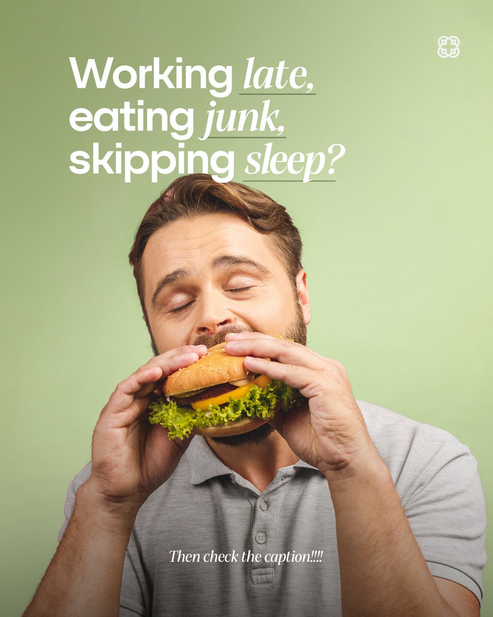 prevekta's tweet photo. Working late? Eating junk? Skipping sleep?
It might feel “normal,” but your body is silently paying the price. 😴🍔💻

🔥 Sluggish digestion
😩 Constant fatigue
😵‍💫 Mood swings &amp; brain fog

Your body needs balance, not just quick fixes.

✨ Start with one step—awareness. https://t.co/ApOcUL11Vf