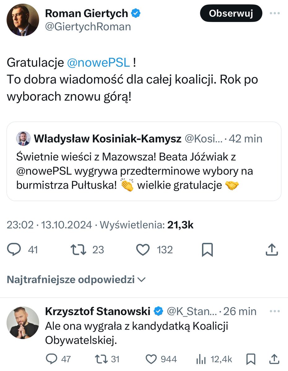 Helenka947885's tweet photo. Można  śmiało powiedzieć #GiertychDebil https://t.co/hNvvTWVOPV