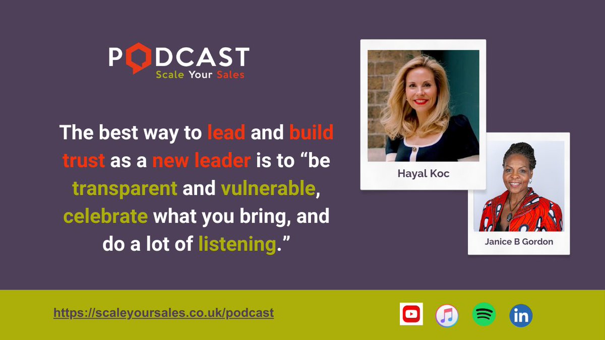 #ScaleYourSales #Podcast with guest #HayalKoc, shares the mindset shifts that make all the difference. Listen <a href="/iTunes/">iTunes</a> rate &amp; review scaleyoursales.co.uk/podcast/ and tell us what you think!