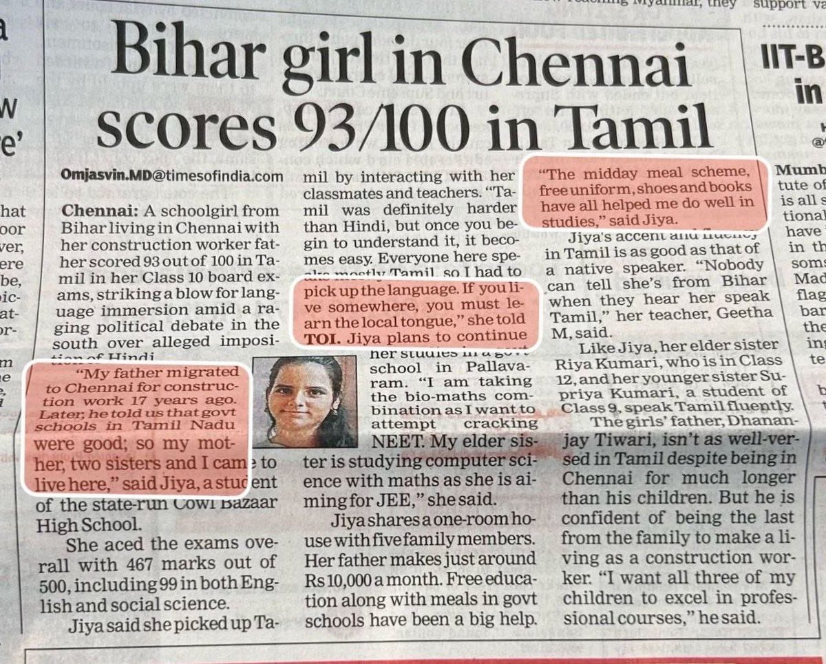 "If you live somewhere, you must learn the local language"

Jiya has more IQ than entire Sanghi IT cell combined.