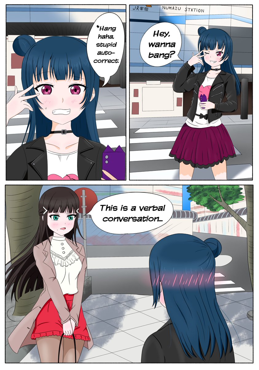 kaguna01's tweet photo. YohaDia short manga page. Drawn and colored by me and お茶中二猫!
https://t.co/4iYntN8ySO https://t.co/wiK5gRbXh7