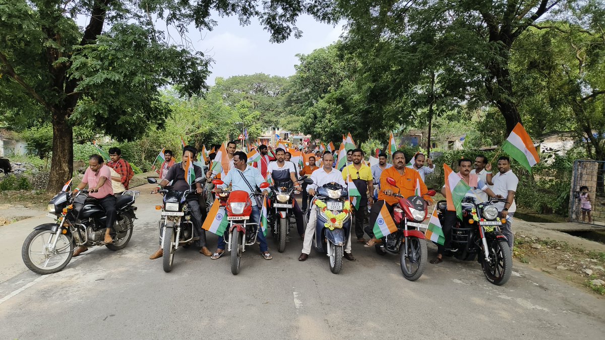 EBalimela's tweet photo. Balimela city became tricolour. In honour of the success of 'Operation Sindoor' as well as the Indian Army, 'Parakram Shobha Yatra' was organized in Balimela NAC. https://t.co/Tt0vhIQGQZ