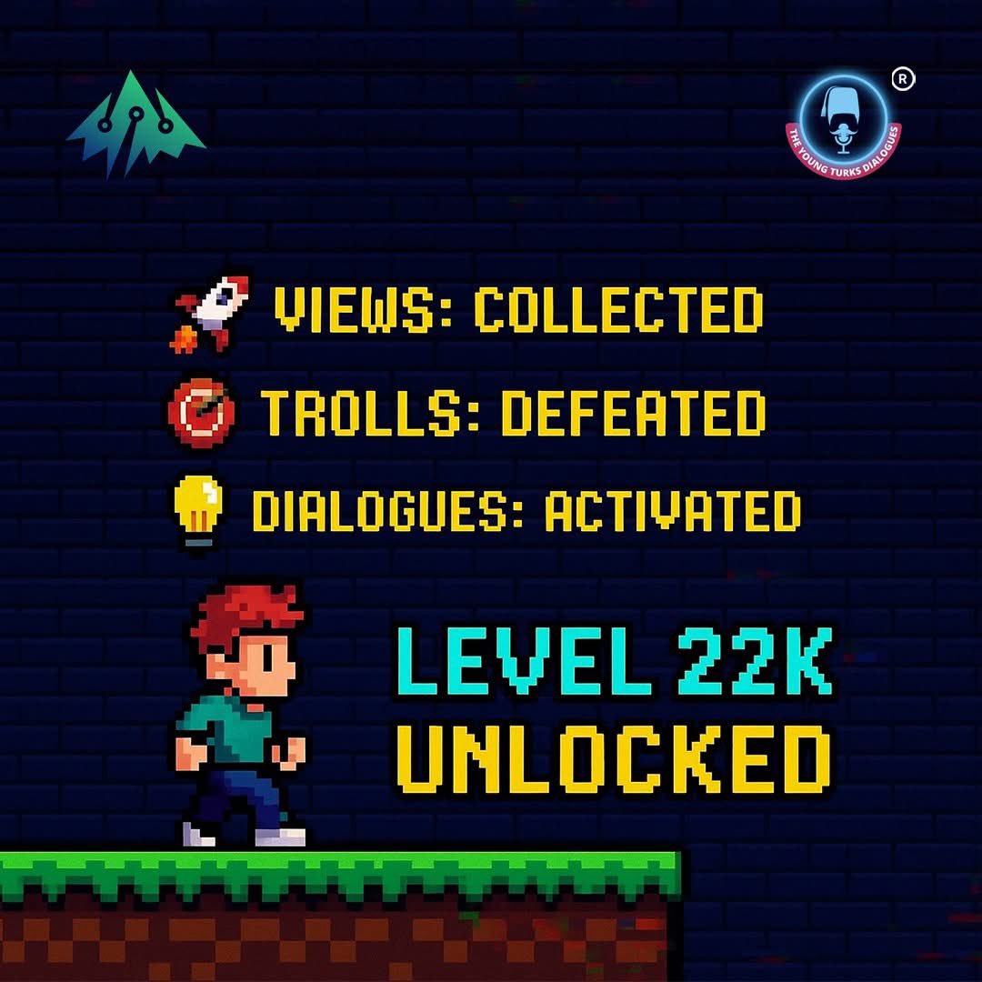 crobstacle's tweet photo. 🎙️ The Young Turks Dialogues just hit 22K subscribers
22K minds tuned in. Trolls defeated. Dialogues activated.
Level 22K unlocked. 🚀
Let’s keep the conversations bold.
#TheYoungTurksDialogues #22KStrong #Crobstacle #DigitalTransformation https://t.co/NgBfBYKf9r