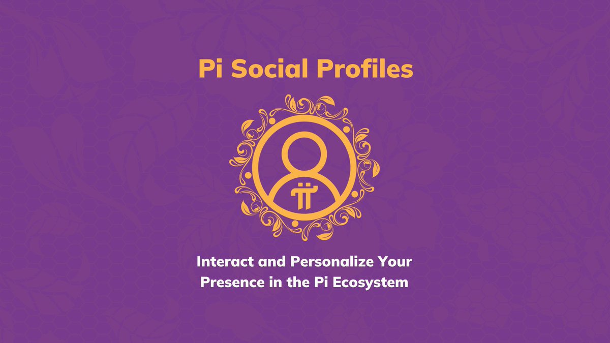 Drop your profile username 

Pi Social profiles is the future 🔮
Don’t sleep on this opportunity 

Let’s grow together #pisocialprofile