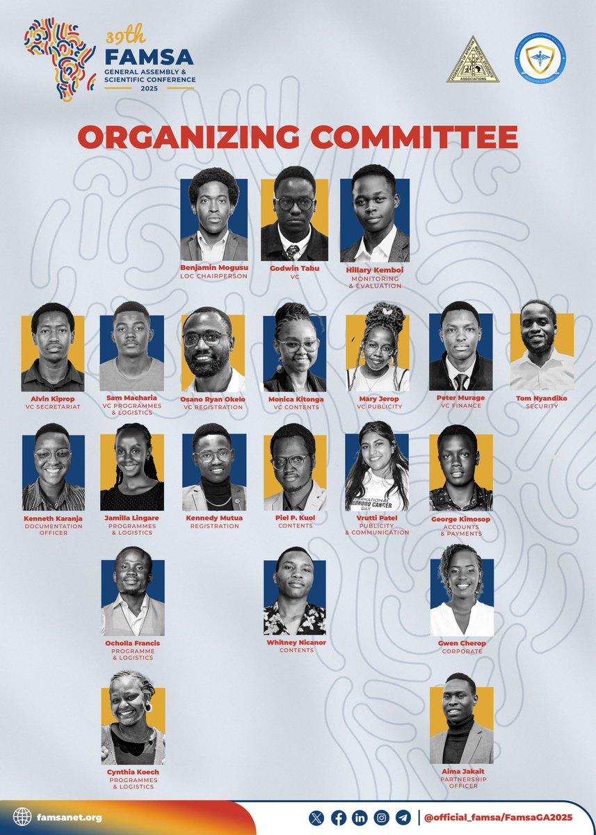 Meet the 2025 GA Organising Committee! We will be the familiar faces guiding you through the event, so get comfortable. Can't wait!